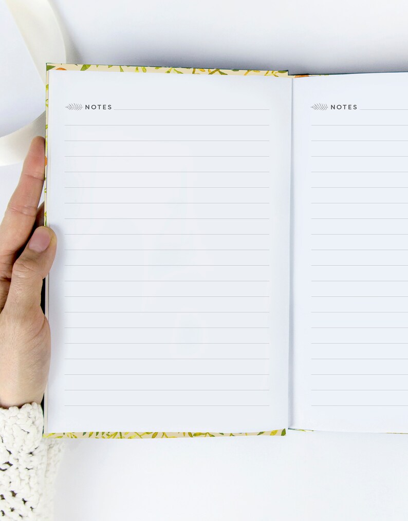 Hardcover Planner UNDATED Planner Weekly Planner Fill in Etsy