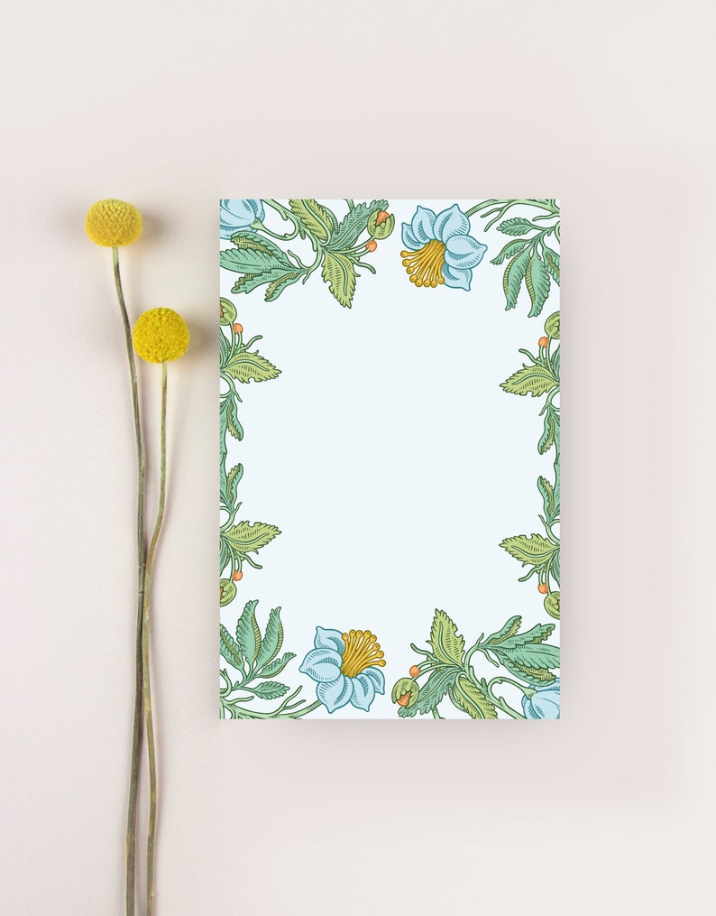 Cute Floral Notepad