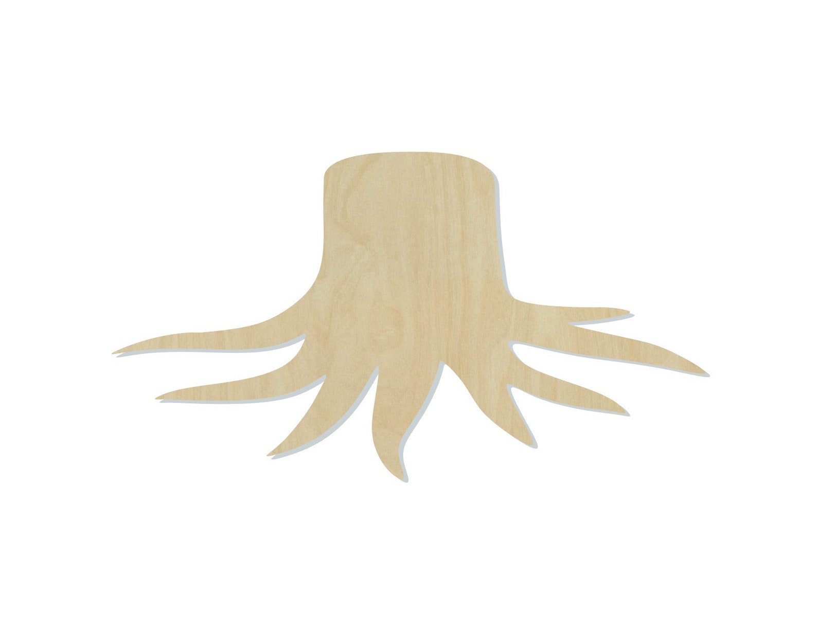 Tree Stump wood blank cutouts paint yourself DIY paint kit Etsy