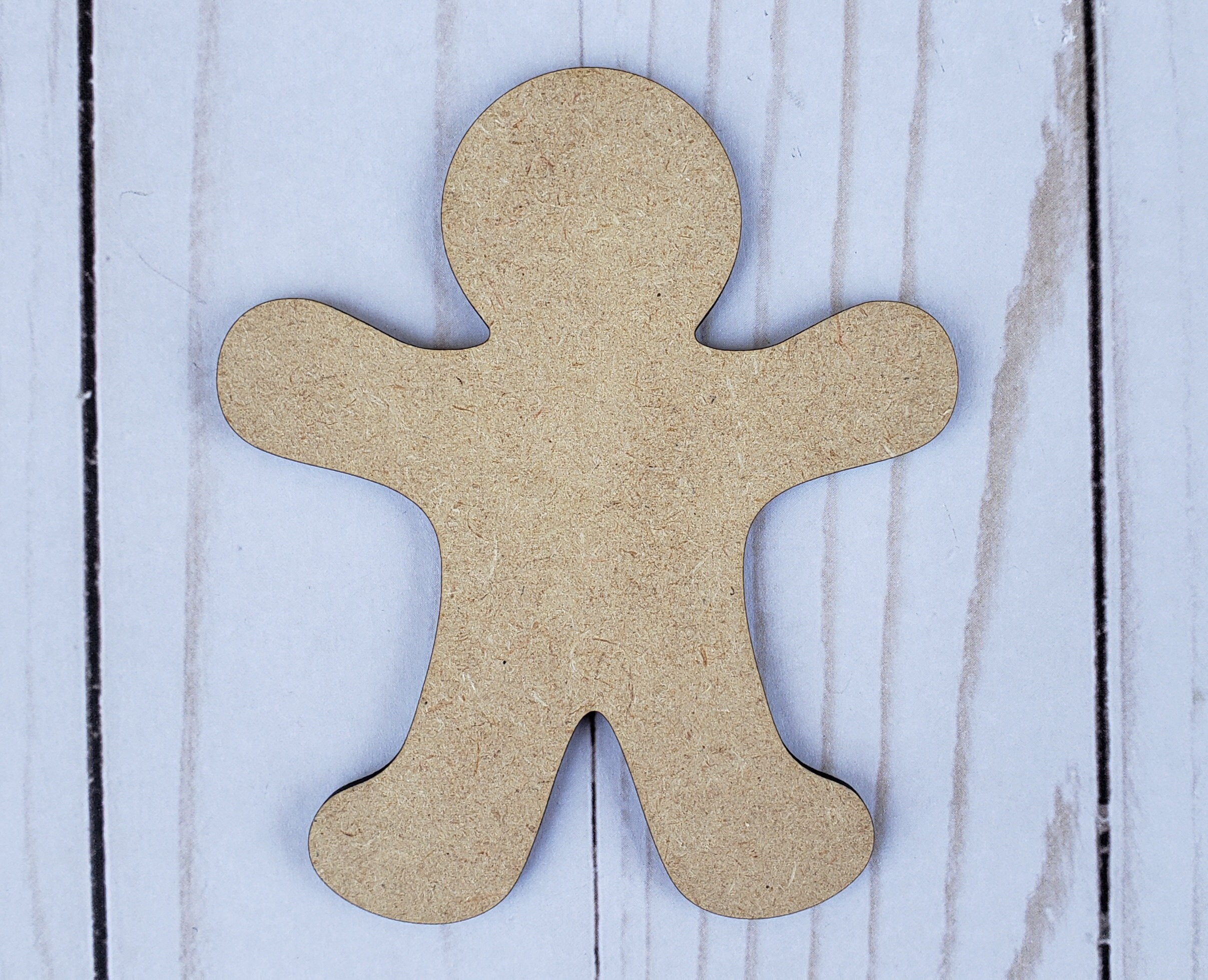 Gingerbread Man wood cutouts Christmas time Christmas cooking Etsy