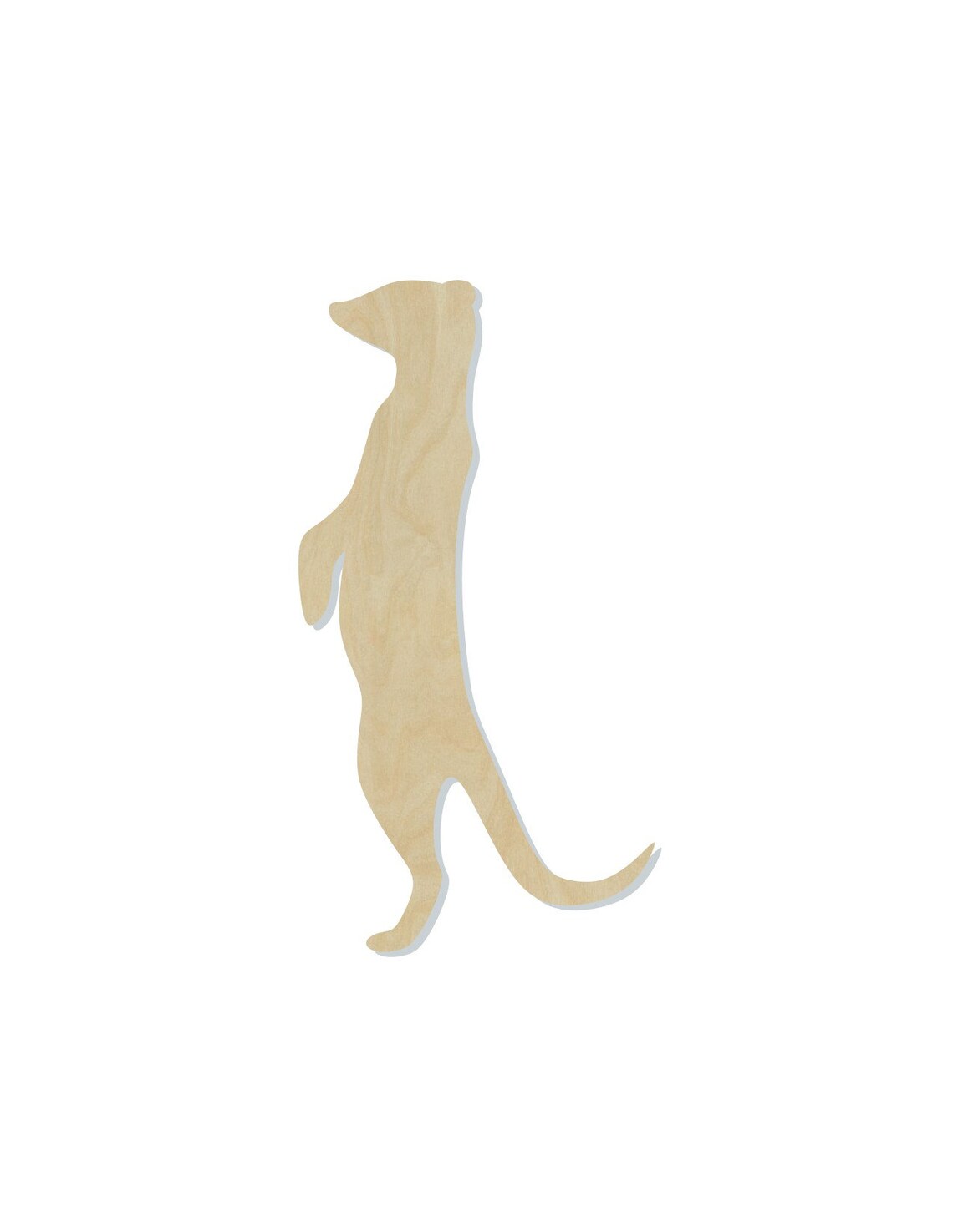 Meerkat wood shape wood cutouts animal cutouts zoo animals DIY Etsy
