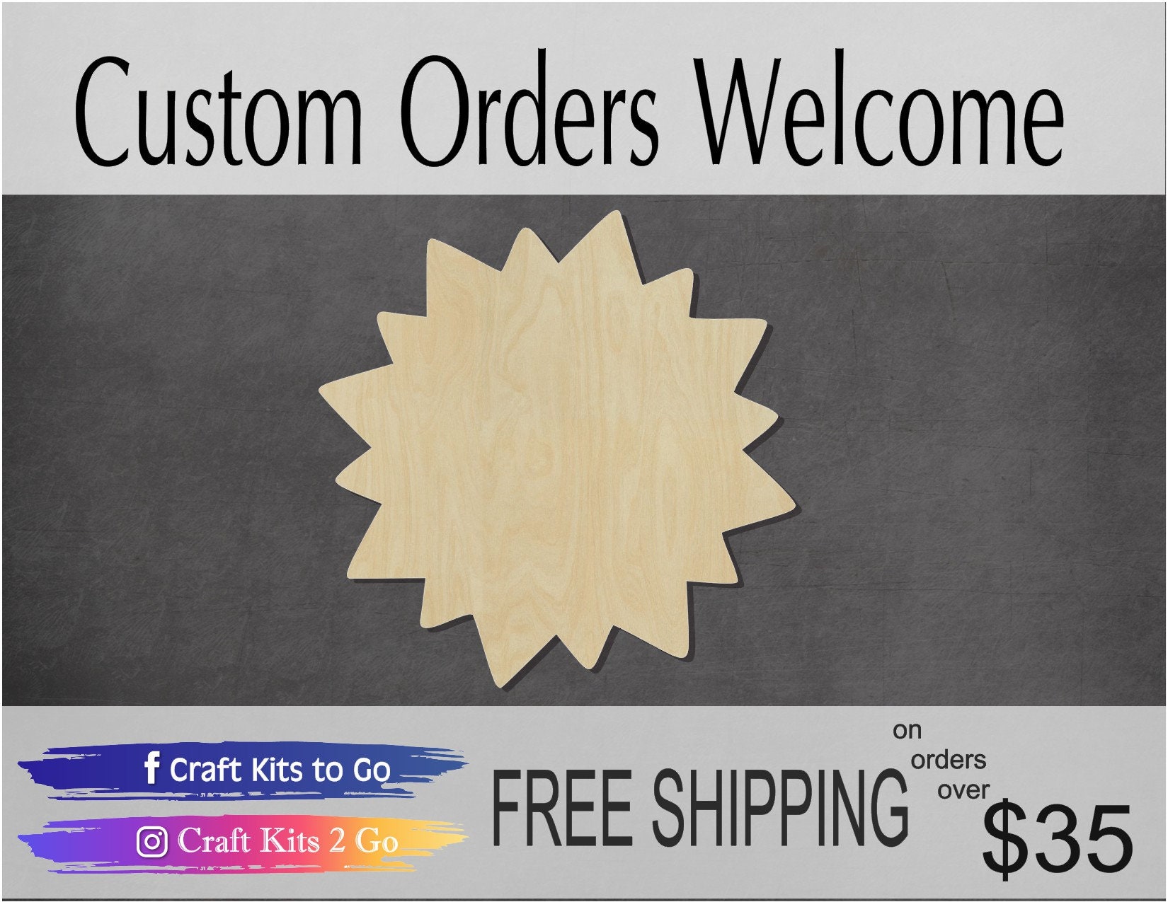 Pow blank pow outline pow cutout 1085 Multiple Sizes | Etsy