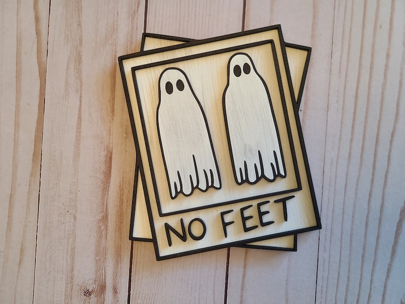 Ghost No Feet Craft Kit #2567 Multiple Sizes Available Unfinished Wood Cutout Shapes