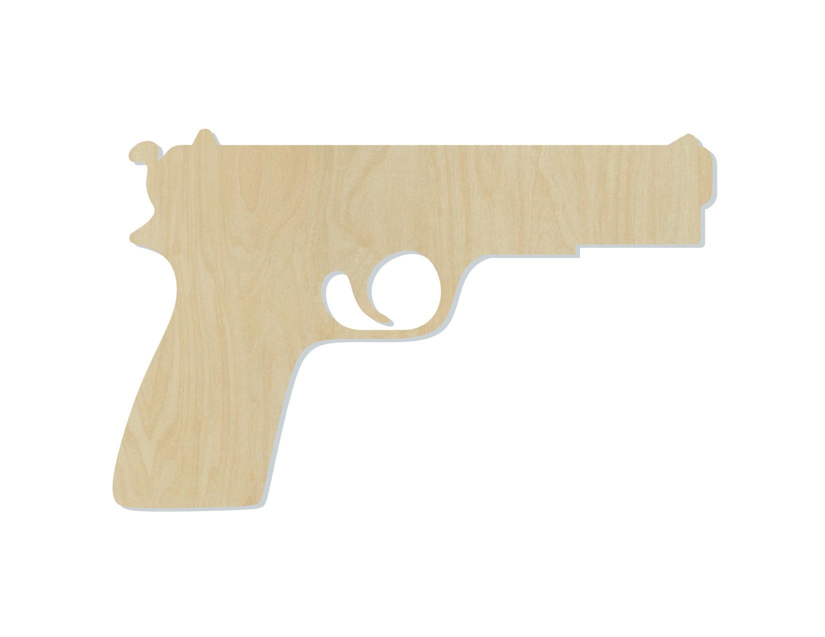 Pistol wood cutouts wood shapes Guns DIY Paint kit 1860 | Etsy