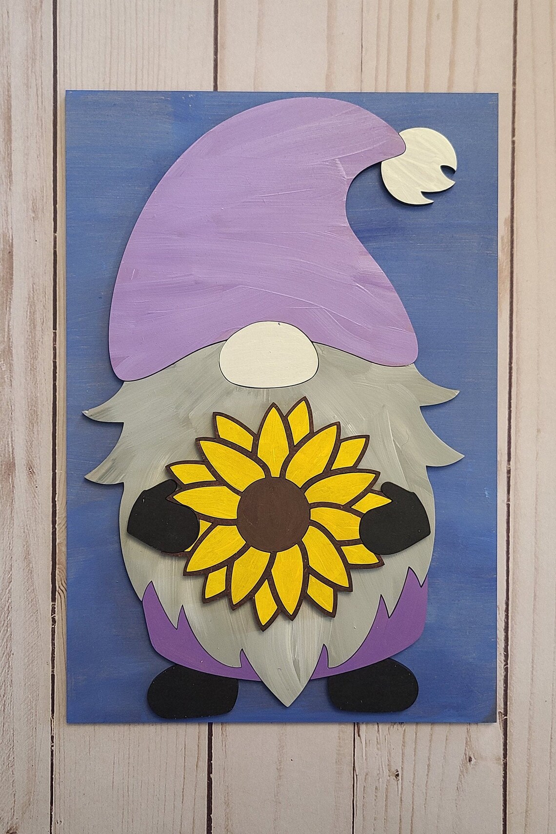 Sunflower Gnome Decor DIY Paint kit 2529 Multiple Sizes Etsy