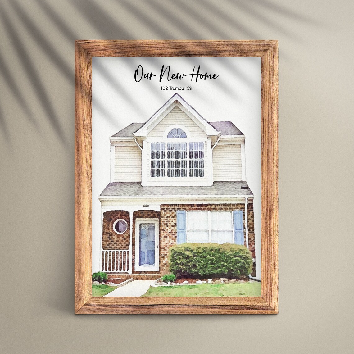 Custom Watercolor Home Painting For Realtor Closing Gift Etsy