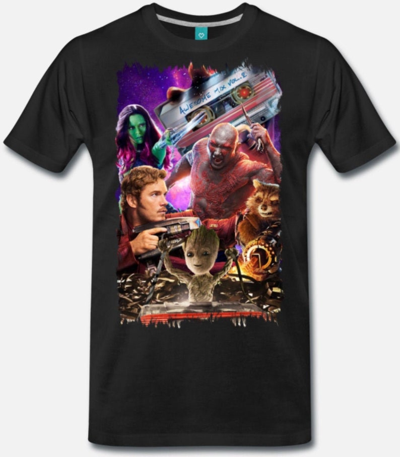 Guardians of the Galaxy Collage Suitable for the guardian in you Wear an iconic piece of the Marvel Cinematic universe.