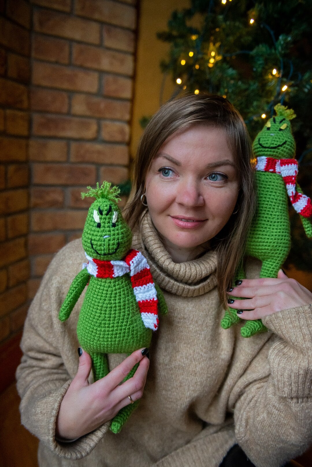 Grinch, Green Grinch, Crochet Toy, Crochet Grinch, for Kids Etsy