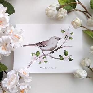 Mockingbird - Cartes de correspondance vierges et pliées - Paquet de 5