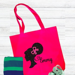 Princess Beach bag | Personalized Tote Bag  |  Tote Bag EMBROIDERY | Custom Princess Tote Design|