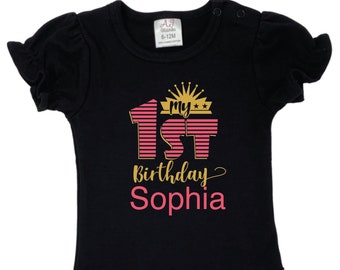 Celebrate One Year: Personalized 1st Birthday Tee