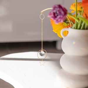 Support for Suncatchers in brass, ARLOW, support for sun catchers - Made in France