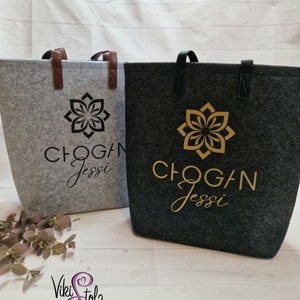 Filztasche CHOGAN, personalisiert, Beratertasche, Tasche aus Filz.