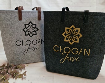 Filztasche CHOGAN, personalisiert, Beratertasche, Tasche aus Filz, Duftkoffertasche.