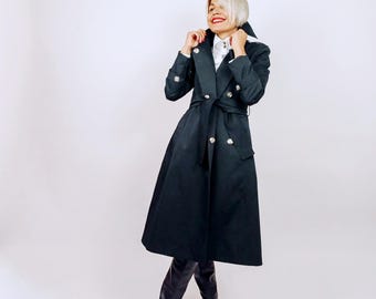 Ameri（アメリ）の「MINIMAL FLARE LONG TRENCH COAT（トレンチ