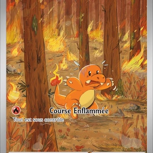 Cartes Pokémon personnalisées Salamèche