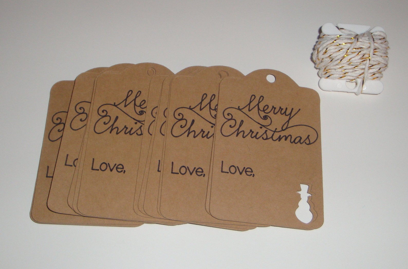 Christmas Gift Tags Holiday Tags Kraft Tags Personalized | Etsy
