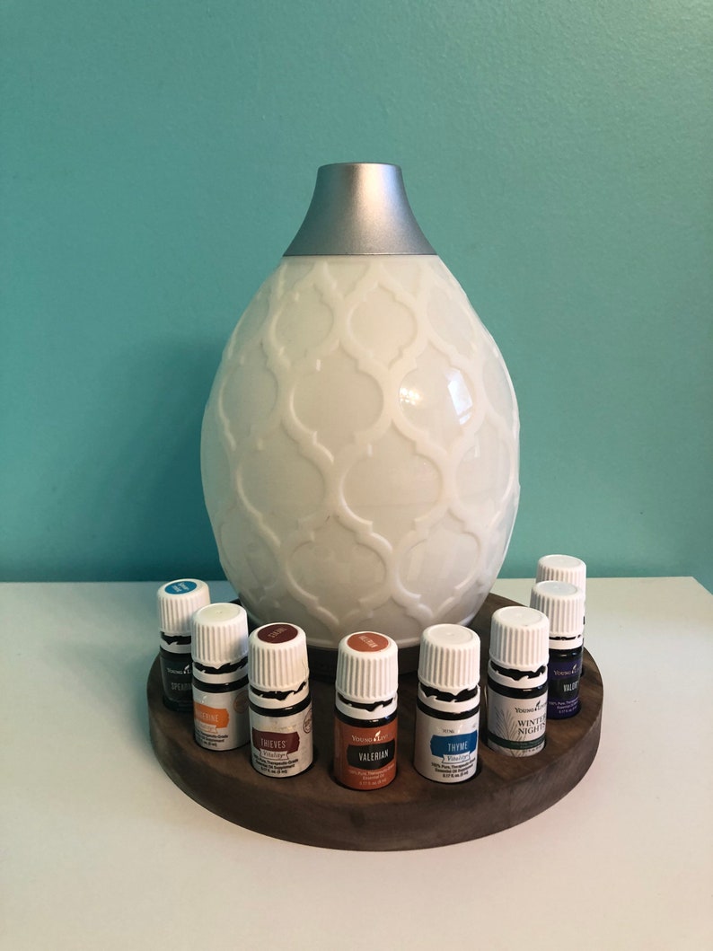 Essential Oil Diffuser Stand Rustic Essential Oil Holder Etsy