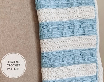 The Sail Away Baby Blanket Crochet Pattern *DIGITAL PATTERN ONLY*