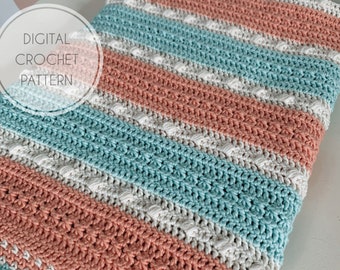 The Starry Dreams Baby Blanket Crochet Pattern | DIGITAL PATTERN ONLY |