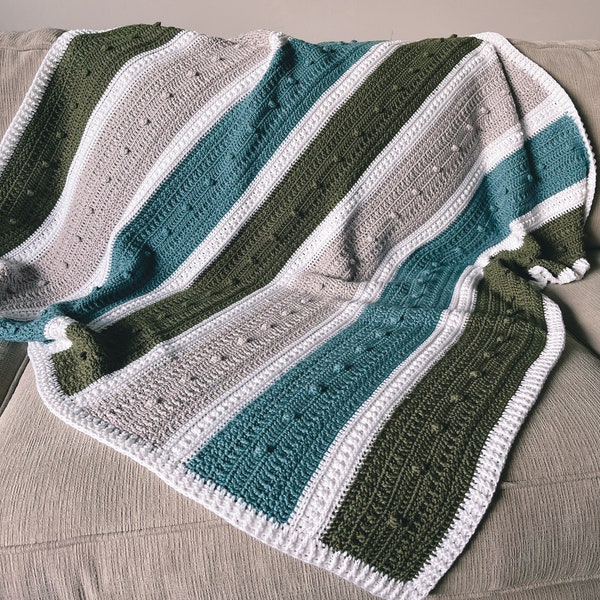 The Mollas Baby Blanket Crochet Pattern | DIGITAL PATTERN ONLY |