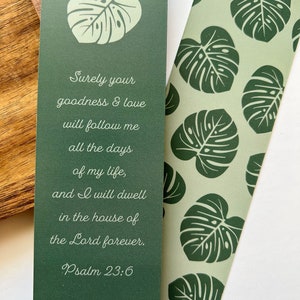 Bible Verse Bookmarks Set of 4 Various Designs Size 2in x 7in Bible Memorization Cards Bookmarks image 6