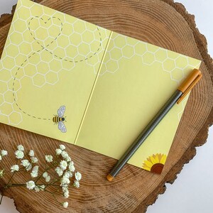 Oh Babee Greeting Card Illustration Bee Baby Shower Greeting Card Pun Card Blank Card A2 Any Occasion Greetings image 7