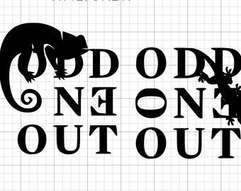 Odd One Out | car decal sticker