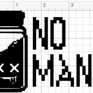 No Mana car decal sticker image 2