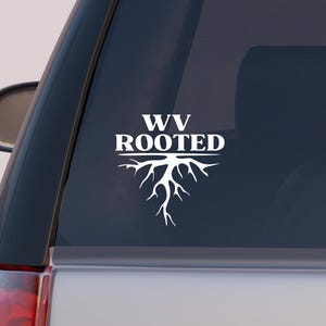 West Virginia Roots Decal | West Virginia Car Sticker | West Virginia Tumbler Decal | Car Window Decals | Vinyl Graphics | State WV