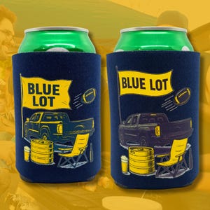 Tailgating Can Cooler- Tailgate Truck 2.0 – Standard Size – Fun Game Day Designs - Beer Holder - Party Favor - Neoprene Can Holder