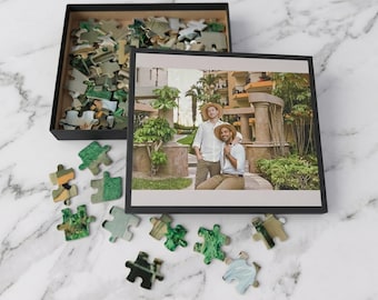 Custom Photo Puzzle - Personalized Picture Jigsaw Gift for Family & Loved Ones