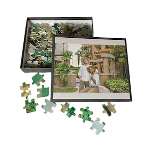 Personalized Photo Puzzle – Custom Jigsaw Puzzle from Picture – Anniversary Gift for Couples – Wedding, Birthday, Family Keepsake