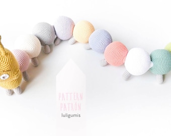 Crochet Caterpillar Pattern: Stacking Worm Toy (PDF Pattern)