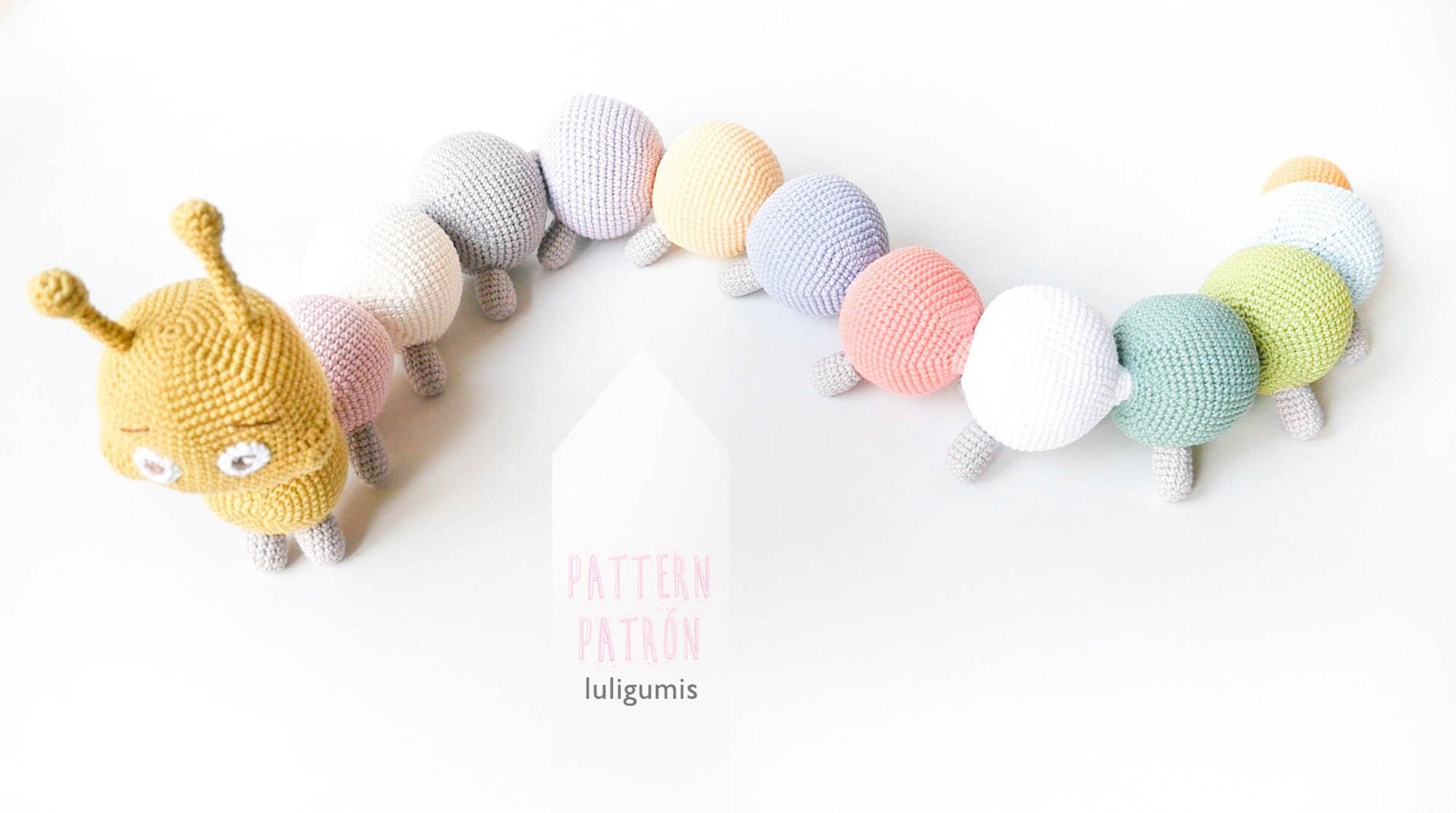 Crochet Caterpillar Pattern: Stacking Worm Toy