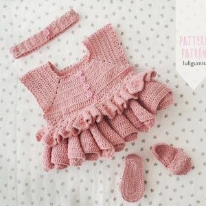 Crochet pattern baby dress