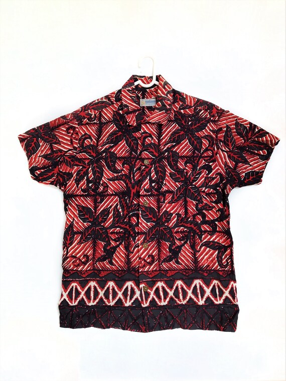 50s Aloha Vintage Hawaiian Shirt ANDRADE RESORT Wa
