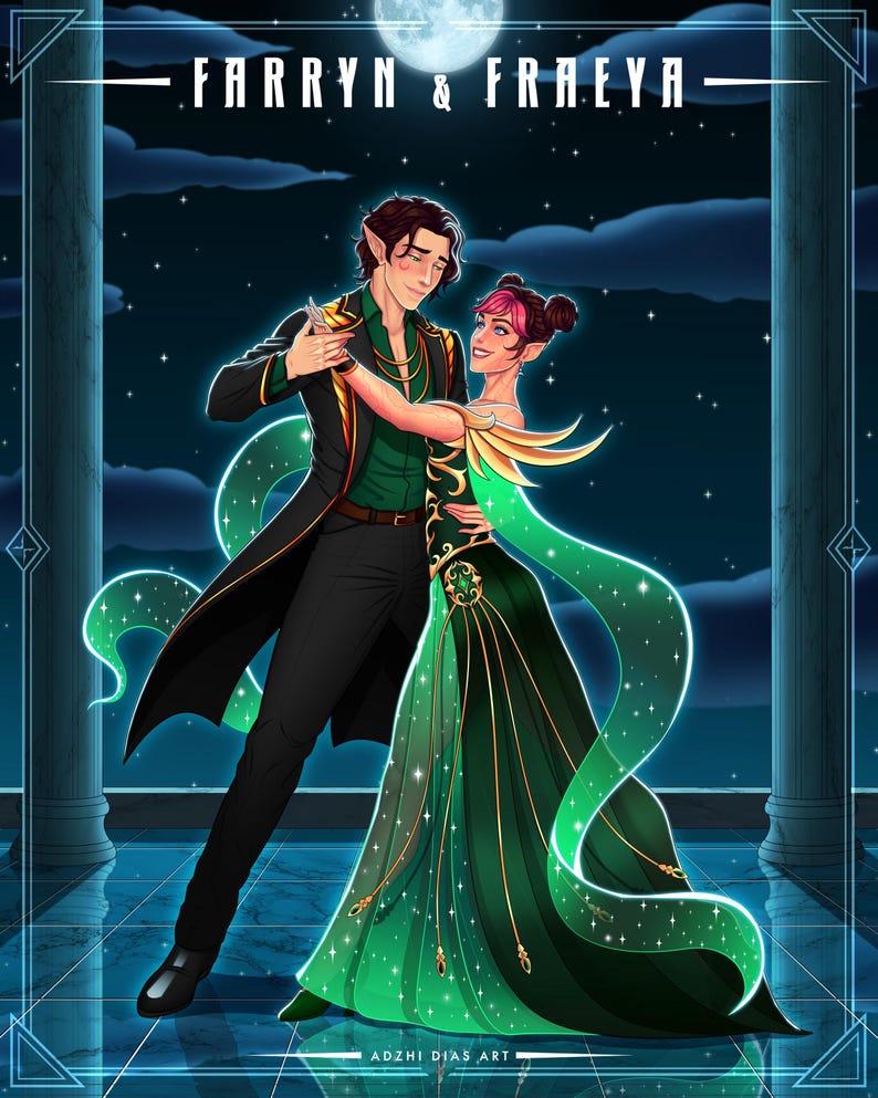 DND COUPLE COMMISSION ART