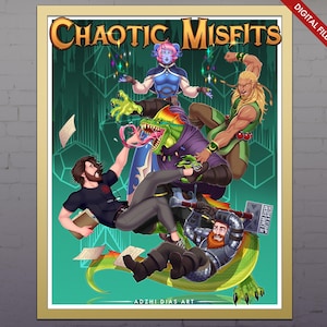 DND GROUP POSTER COMMISSION ART