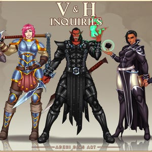 OC Art, Original Character Commission, Fantasy RPG Illustration image 19