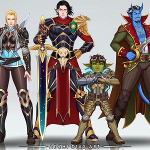 DND PARTY COMMISSION ART
