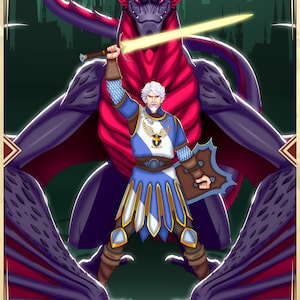 DND DRAGON COMMISSION ART