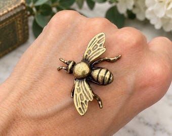 Miniature Brass Bee