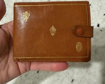 Vintage Manelli Genuine Calf Leather Wallet Made in Italy