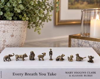 Set of 9 Miniature Brass Collectibles Deluxe Edition