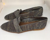Grey Raffia Women Oxford summer shoes,woman ,espadrilles,raffia sandals,raffia slippers,boho slippers,Hand-Weaved nude Vegan sandal