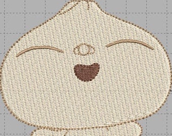 Kawaii Dumpling Machine Embroidery Design File