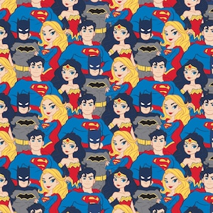 Young Justice Baumwollstoff