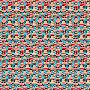Paul Frank Stacked cotton Fabric