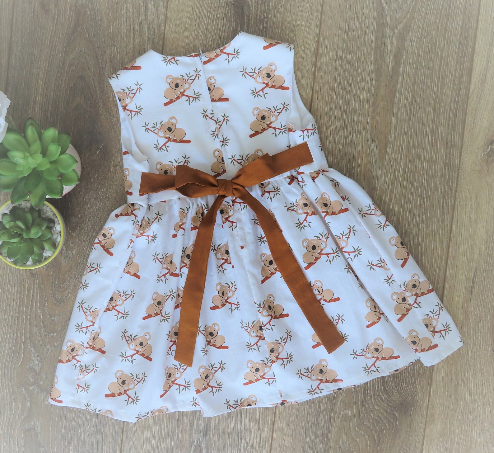 Baby Koala Dress Toddler Koala Dress 1218 Month Koala Etsy